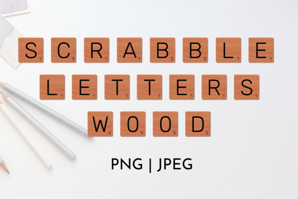 Download Scrabble Letters Wood Clipart Svg - Premium Bundle