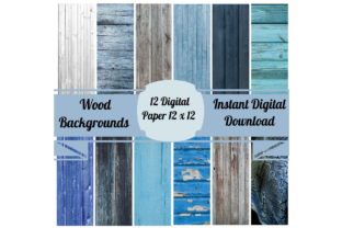 Download 12 Wood Art Backgrounds for Scrapbooking - Premium Bundle